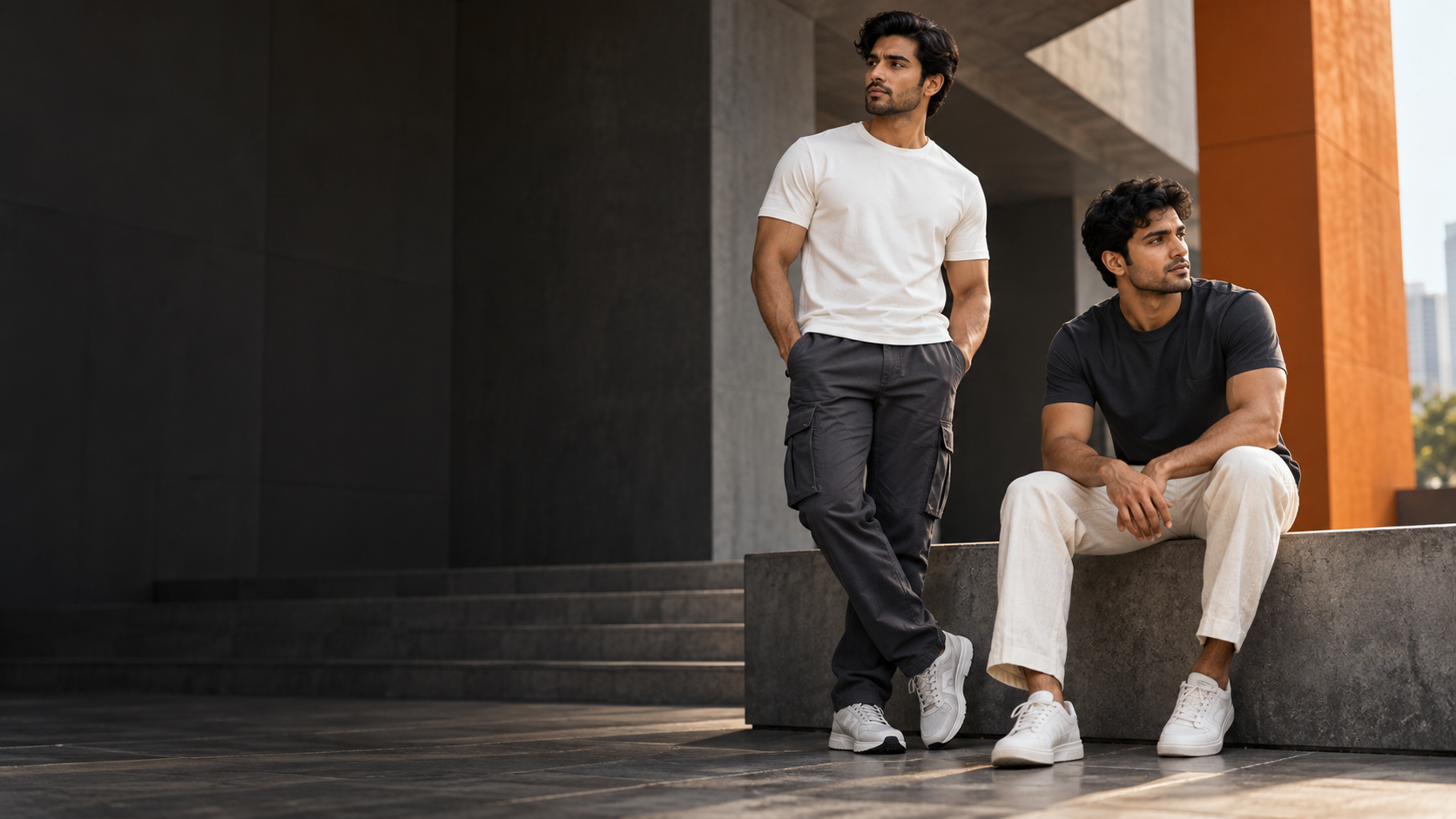 cargo & linen trousers sportswear collection